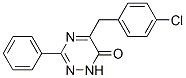 40108-65-4,1,2,4-Triazin-6(1H)-one, 5-[(4-chlorophenyl)methyl]-3-phenyl-