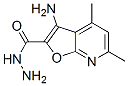 401635-46-9,Furo[2,3-b]pyridine-2-carboxylic acid, 3-amino-4,6-dimethyl-, hydrazide (9CI)