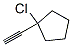 40185-07-7,Cyclopentane, 1-chloro-1-ethynyl- (9CI)