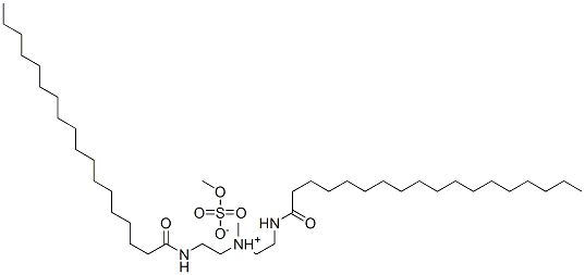 40196-09-6,methylbis(2-stearamidoethyl)ammonium methyl sulphate