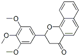 404918-56-5,4H-NAPHTHO[1,2-B]PYRAN-4-ONE, 2,3-DIHYDRO-2-(3,4,5-TRIMETHOXYPHENYL)-