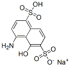 40492-13-5,sodium hydrogen 4-amino-5-hydroxynaphthalene-1,6-disulphonate