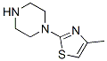 40615-11-0,Piperazine, 1-(4-methyl-2-thiazolyl)- (6CI,9CI)