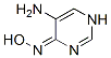 40642-23-7,4(1H)-Pyrimidinone, 5-amino-, oxime (9CI)