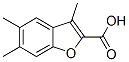 40763-04-0,3,5,6-TRIMETHYL-1-BENZOFURAN-2-CARBOXYLIC ACID