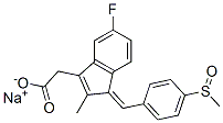 40796-29-0,sodium 5-fluoro-2-methyl-1-[[4-(methylsulphinyl)phenyl]methylene]-1H-indene-3-acetate