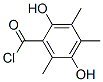 408338-75-0,Benzoyl chloride, 2,5-dihydroxy-3,4,6-trimethyl- (9CI)