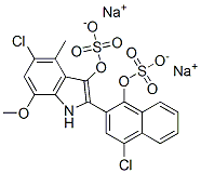 4086-05-9,disodium 5-chloro-2-[4-chloro-1-(sulphonatooxy)-2-naphthyl]-7-methoxy-4-methyl-1H-indol-3-yl sulphate