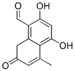 412022-37-8,1-Naphthalenecarboxaldehyde, 7,8-dihydro-2,4-dihydroxy-5-methyl-7-oxo- (9CI)