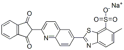 4121-67-9,sodium 2-[2-(2,3-dihydro-1,3-dioxo-1H-inden-2-yl)-6-quinolyl]-6-methylbenzothiazole-7-sulphonate