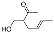 412278-67-2,5-Hepten-2-one, 3-(hydroxymethyl)- (9CI)