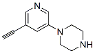 412347-53-6,Piperazine, 1-(5-ethynyl-3-pyridinyl)- (9CI)