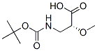 412352-67-1,Propanoic acid, 3-[[(1,1-dimethylethoxy)carbonyl]amino]-2-methoxy-, (2R)-