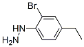 412925-71-4,Hydrazine, (2-bromo-4-ethylphenyl)- (9CI)