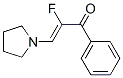 41343-09-3,2-Propen-1-one, 2-fluoro-1-phenyl-3-(1-pyrrolidinyl)- (9CI)