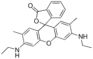 41382-37-0,3',6'-bis(ethylamino)-2',7'-dimethylspiro[isobenzofuran-1(3H),9'-[9H]xanthene]-3-one