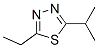 41398-03-2,1,3,4-Thiadiazole,  2-ethyl-5-(1-methylethyl)-