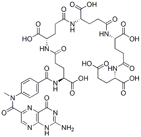 41432-72-8,(2S)-2-[[(4S)-4-[[(4S)-4-[[(4S)-4-[[(4S)-4-[[4-[(2-amino-4-oxo-1H-pteridin-6-yl)methyl-formyl-amino]benzoyl]amino]-4-carboxy-butanoyl]amino]-4-carboxy-butanoyl]amino]-4-carboxy-butanoyl]amino]-4-carboxy-butanoyl]amino]pentanedioic acid
