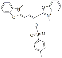41503-58-6,3-methyl-2-[3-(3-methyl-3H-benzoxazol-2-ylidene)prop-1-enyl]benzoxazolium p-toluenesulphonate