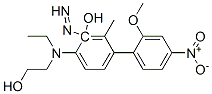 41541-11-1,2-[2-hydroxyethyl-[4-(2-methoxy-4-nitro-phenyl)diazenyl-3-methyl-phenyl]amino]ethanol