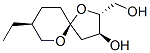 415685-05-1,1,6-Dioxaspiro[4.5]decane-2-methanol,8-ethyl-3-hydroxy-,(2R,3S,5S,8S)-(9CI)