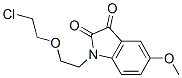 416899-95-1,1-[2-(2-CHLORO-ETHOXY)-ETHYL]-5-METHOXY-1H-INDOLE-2,3-DIONE