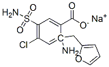 41733-55-5,sodium 5-(aminosulphonyl)-4-chloro-2-(furan-2-ylmethyl)anthranilate