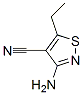 41861-41-0,4-Isothiazolecarbonitrile,  3-amino-5-ethyl-