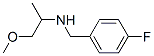 418786-13-7,(4-FLUORO-BENZYL)-(2-METHOXY-1-METHYL-ETHYL)-AMINE