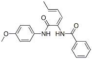 418796-54-0,Benzamide, N-[1-[[(4-methoxyphenyl)amino]carbonyl]-1,3-pentadienyl]- (9CI)