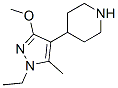 419571-78-1,Piperidine, 4-(1-ethyl-3-methoxy-5-methyl-1H-pyrazol-4-yl)- (9CI)