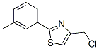 41963-17-1,4-(CHLOROMETHYL)-2-(3-METHYLPHENYL)-1,3-THIAZOLE