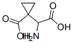 421548-64-3,Cyclopropaneacetic acid, alpha-amino-1-carboxy- (9CI)