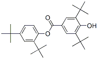 4221-80-1,2,4-Di-tert-butylphenyl 3,5-di-tert-butyl-4-hydroxybenzoate