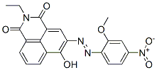 42358-36-1,2-ethyl-6-hydroxy-5-[(2-methoxy-4-nitrophenyl)azo]-1H-benz[de]isoquinoline-1,3(2H)-dione