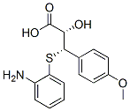 42399-48-4,[S-(R*,R*)]-3-[(o-aminophenyl)thio]-3-(p-methoxyphenyl)lactic acid