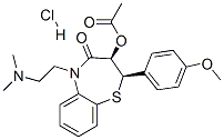 42399-54-2,(2R-cis)-3-acetoxy-5-[2-(dimethylamino)ethyl]-2,3-dihydro-2-(4-methoxyphenyl)-1,5-benzothiazepin-4(5H)-one monohydrochloride