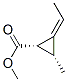42418-99-5,Cyclopropanecarboxylic acid, 2-ethylidene-3-methyl-, methyl ester, (1alpha,2Z,3alpha)-