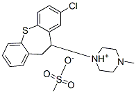 42505-79-3,1-(8-chloro-10,11-dihydrodibenzo[b,f]thiepin-10-yl)-4-methylpiperazinium methanesulphonate