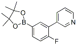 425378-79-6,3-(2-FLUORO-5-(4,4,5,5-TETRAMETHYL-1,3,2-DIOXABOROLAN-2-YL)PHENYL)PYRIDINE