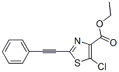 425392-51-4,4-Thiazolecarboxylicacid,5-chloro-2-(phenylethynyl)-,ethylester(9CI)