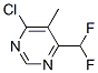 425394-83-8,4-CHLORO-6-DIFLUOROMETHYL-5-METHYLPYRIMIDINE