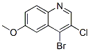 426842-71-9,4-BROMO-3-CHLORO-6-METHOXYQUINOLINE