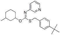42723-79-5,S-((4-(1,1-Dimethylethyl)phenyl)methyl)O-(3-methylcyclohexyl)-3-pyridinylcarbonimidothioate