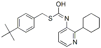 42754-16-5,O-Cyclohexyl S-((4-(1,1-dimethylethyl)phenyl)methyl) 3-pyridinylcarbonimidothioate