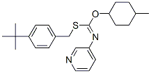 42754-18-7,S-((4-(1,1-Dimethylethyl)phenyl)methyl)O-(4-methylcyclohexyl)-3-pyridinylcarbonimidothioate