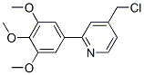 427885-85-6,4-(CHLOROMETHYL)-2-(3,4,5-TRIMETHOXYPHENYL)PYRIDINE