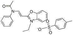 42880-17-1,3-ethyl-2-[2-(N-phenylacetamido)vinyl]benzoxazolium p-toluenesulphonate