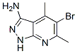 42951-65-5,5-BROMO-4,6-DIMETHYL-1H-PYRAZOLO[3,4-B]PYRIDIN-3-AMINE