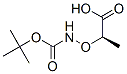 42989-96-8,Propanoic acid, 2-[[[(1,1-dimethylethoxy)carbonyl]amino]oxy]-, (R)- (9CI)